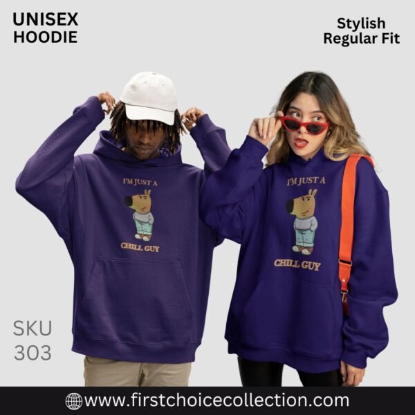 CHILL GUY PRINTED HOODIES UNISEX - Image 5