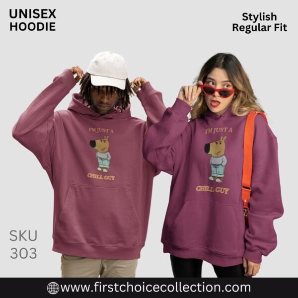 CHILL GUY PRINTED HOODIES UNISEX - Image 6