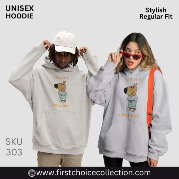 CHILL GUY PRINTED HOODIES UNISEX - Image 8