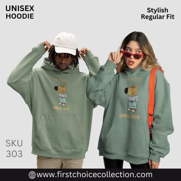 CHILL GUY PRINTED HOODIES UNISEX - Image 9
