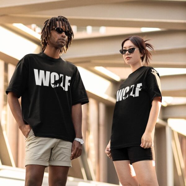 WOLF PRINTED T SHIRT (220 GSM) UNISEX - Image 2