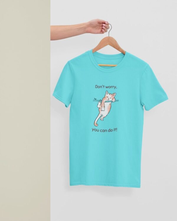 DONT WORRY PRINTED REGULAR T SHIRT - Image 5