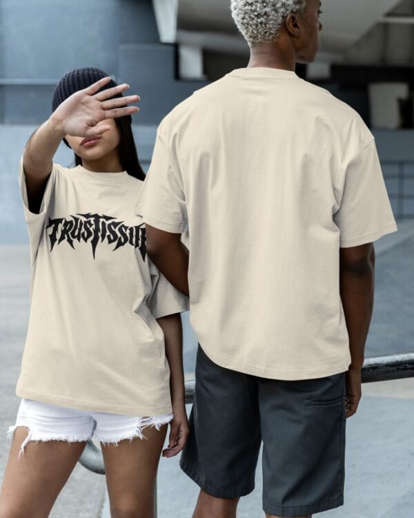 TRUST ISSUE PRINTED T SHIRT (220 GSM) UNISEX - Image 3