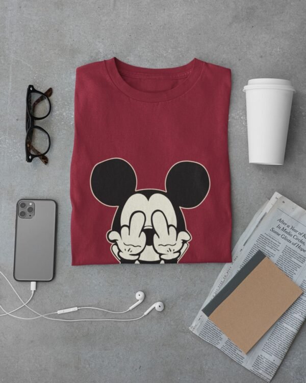 IDGAF PRINTED REGULAR T SHIRT - Image 2