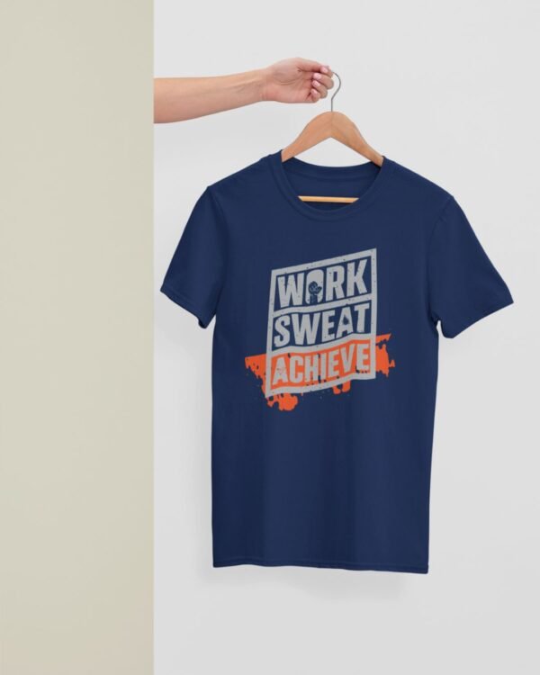 WORK SWEAT ACHIEVE PRINTED REGULAR T SHIRT - Image 5