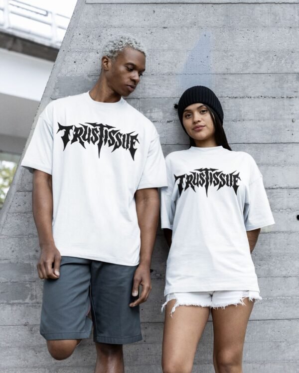 TRUST ISSUE PRINTED T SHIRT (220 GSM) UNISEX - Image 2