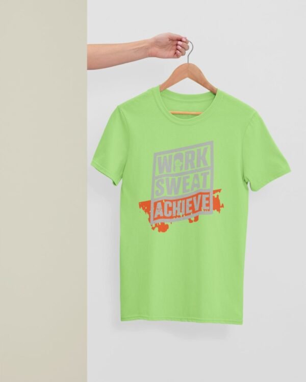 WORK SWEAT ACHIEVE PRINTED REGULAR T SHIRT