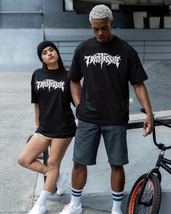 TRUST ISSUE PRINTED T SHIRT (220GSM) UNISEX - Image 3