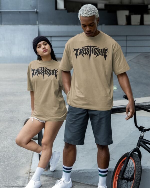 TRUST ISSUE PRINTED T SHIRT (220GSM) UNISEX - Image 4