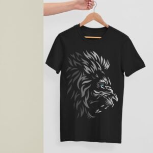 LION PRINTED REGULAR T SHIRT