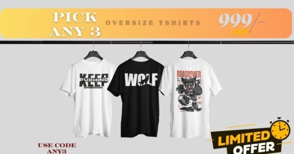 BUY 3 Oversize T Shirts FOR 999 - Image 4