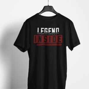 LEGEND INSIDE PRINTED T SHIRT (180GSM) UNISEX
