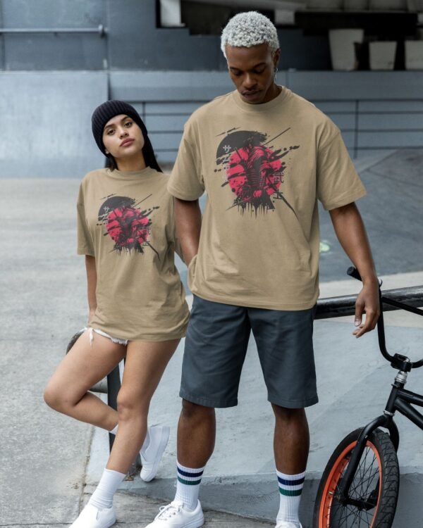ANIME KUNFU PRINTED OVERSIZE T SHIRT (180GSM) UNISEX - Image 2