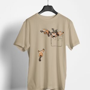 Pocket  Squirrel PRINTED OVERSIZE T SHIRT (180GSM) UNISEX
