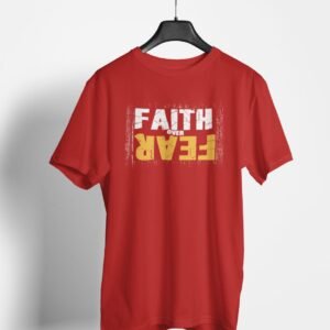 Faith Over Fear PRINTED OVERSIZE T SHIRT (180GSM) UNISEX
