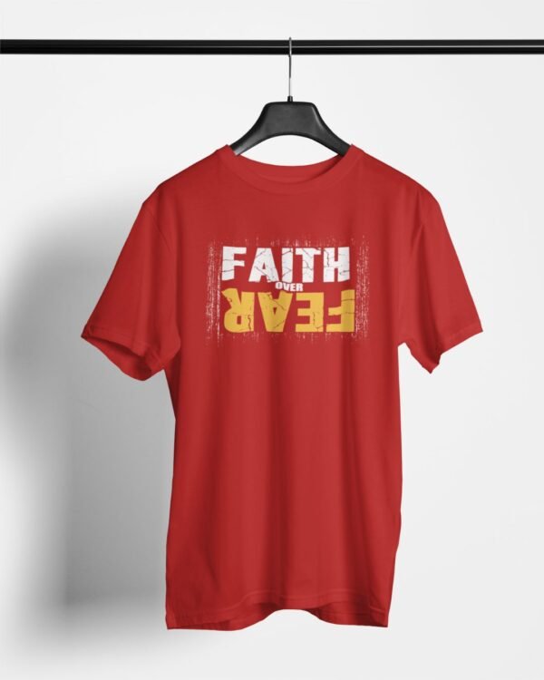 Faith Over Fear PRINTED OVERSIZE T SHIRT (180GSM) UNISEX