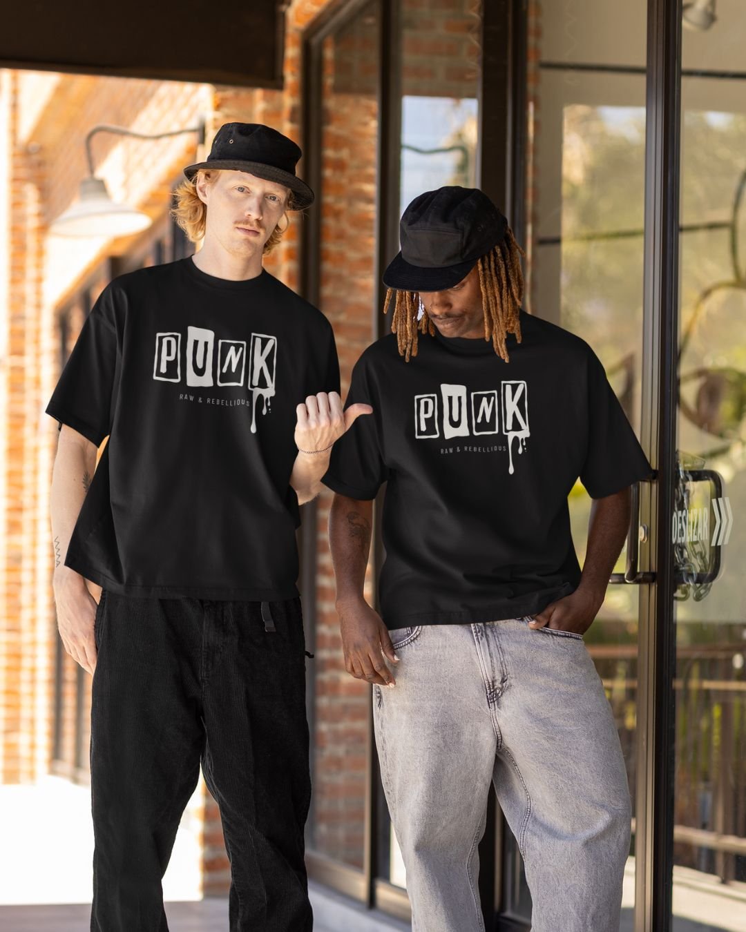 PUNK PRINTED T SHIRT (220GSM) UNISEX - Image 4